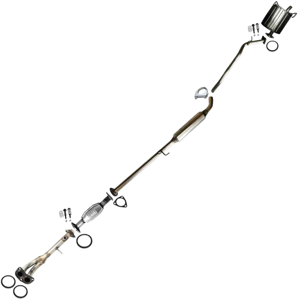Northeastern Exhaust Catalytic, Front Pipe, Resonator, Muffler Exhaust System Kit